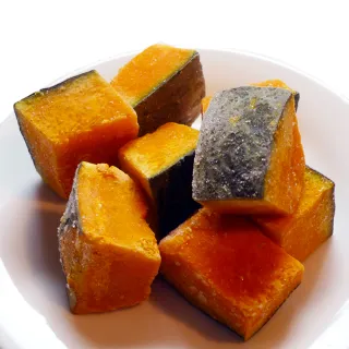 【田食原】冷凍南瓜塊500gX10包(胡蘿蔔素 健康餐 健身餐 綠拿鐵 團購美食 方便備餐)