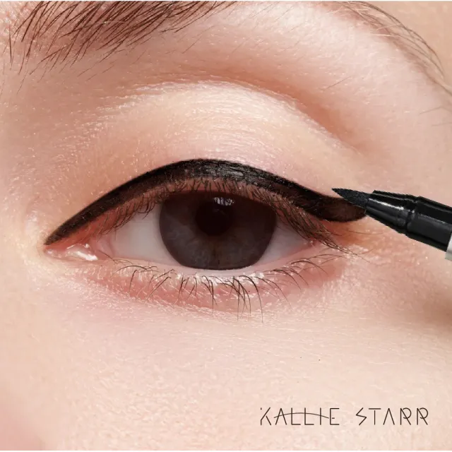【Kallie Starr】M80 閃耀星系眼線筆-初學者專用(棉頭筆觸告別手震)