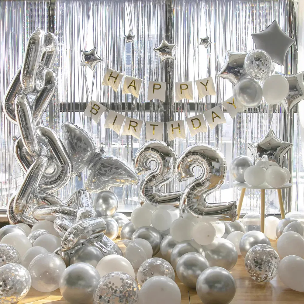 【阿米氣球派對】璀璨年華生日氣球套餐組(氣球 生日氣球 生日佈置)