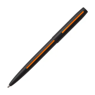 【fisher】Fisher Space Pen 搜救隊按壓式太空筆 / 黑身橘線(#M4BSROL)
