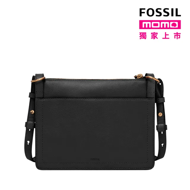 【FOSSIL 官方旗艦館】Taryn 真皮斜背方包-黑色 ZB1894001 雙11/1111