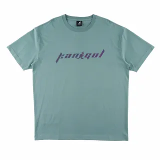 【KANGOL】短袖 短T 綠 炫光LOGO 休閒 上衣 男(6325102972)