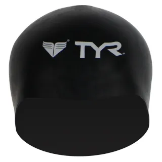 【美國TYR】泳帽 3D 矽膠 成人用 Solid Silicone Black(台灣總代理)