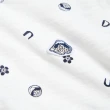【EDWIN】江戶勝 女裝 滿版LOGO 短袖POLO衫(米白色)