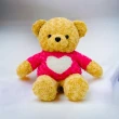 【歐比邁】愛心玫瑰熊 25吋 64CM(熊 熊娃娃 熊玩偶 1025018)