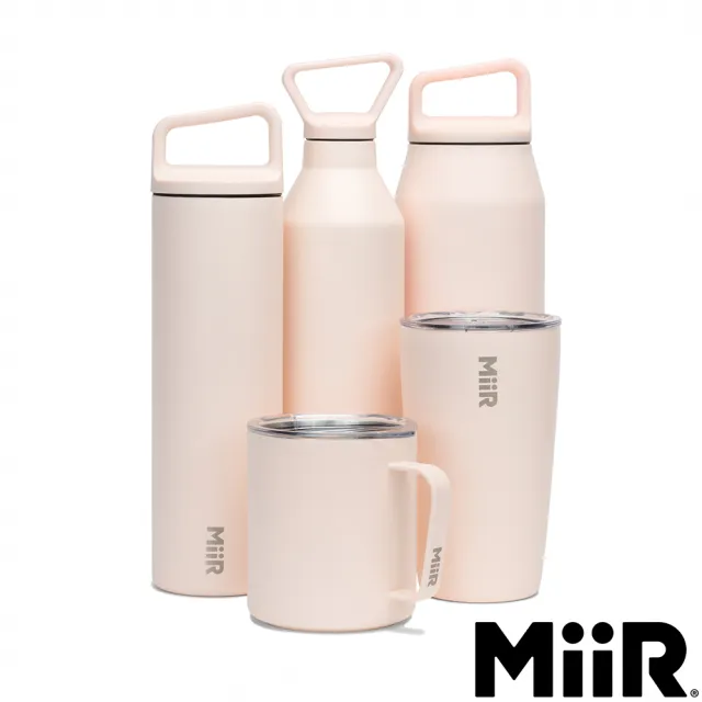 【MiiR】雙層真空 保溫/保冰 提把寬口保溫瓶 32oz / 946ml(千山粉)