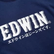 【EDWIN】男裝 復古LOGO短袖T恤(丈青色)