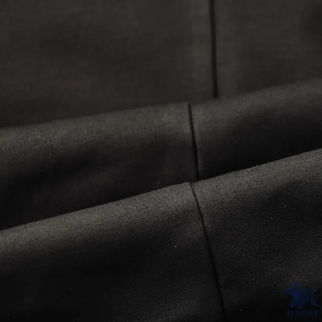 【NST Jeans】保暖主打_ 哥德式極簡主義 純黑內裏棉絨男休閒褲-中腰(390-2023)