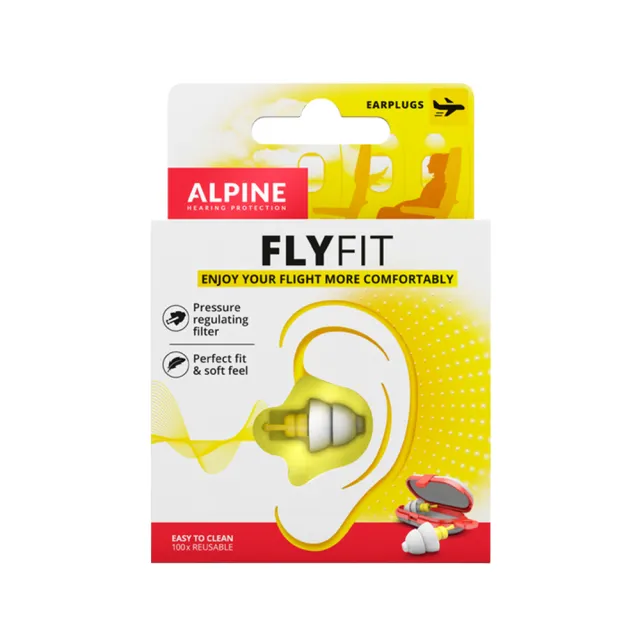 【Alpine】荷蘭原裝進口 Flyfit 頂級飛行專用耳塞