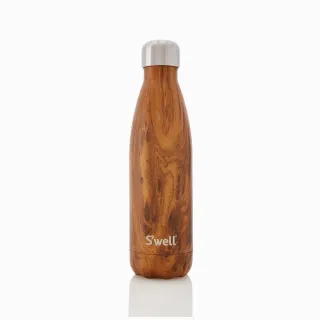 【Swell】Teakwood-17oz-美國時尚不鏽鋼保冷.保溫杯500ml(WOOD COLLECTION)(保溫瓶)