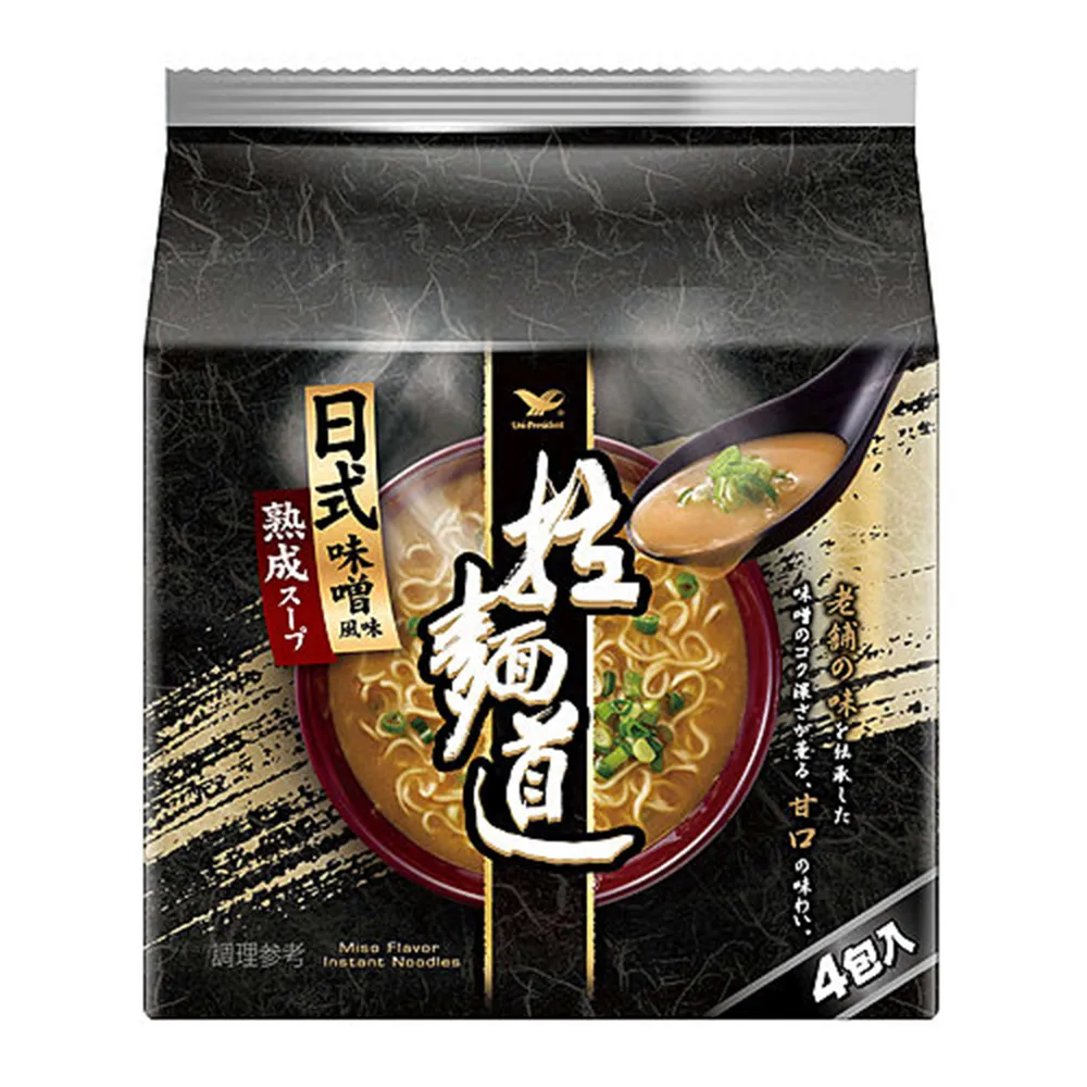 【拉麵道】日式味噌風味袋101gx4入/袋