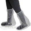 【omax】透明通用型雨鞋套-12雙(6包)