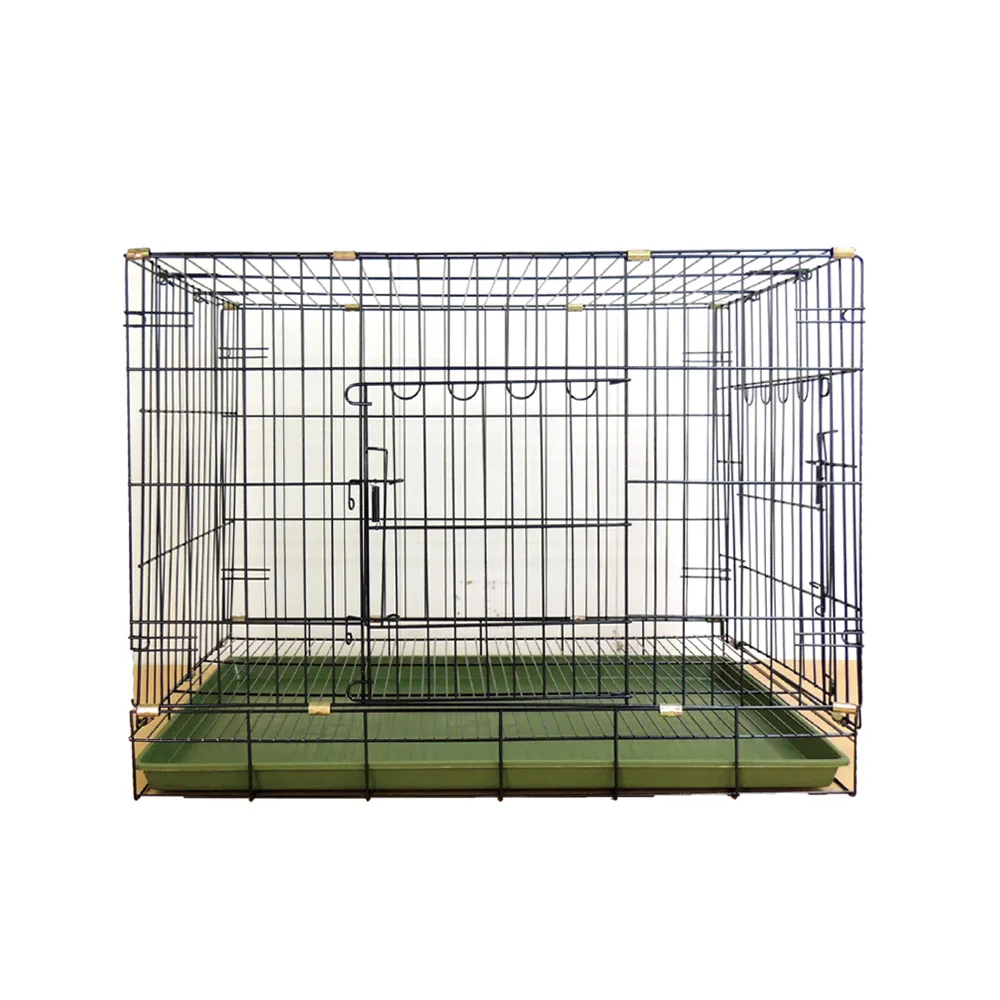 2尺半 雙門活動折疊式烤漆犬貓籠(N373A02)