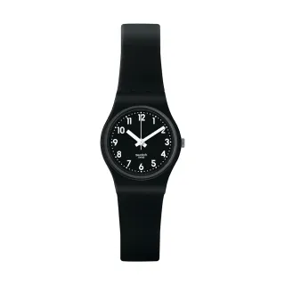 【SWATCH】Lady 原創系列 LADY BLACK SINGLE 女錶 手錶 瑞士錶 錶(25mm)