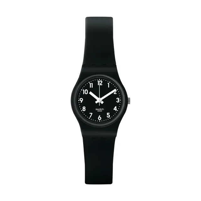 【SWATCH】Lady 原創系列 LADY BLACK SINGLE 女錶 手錶 瑞士錶 錶(25mm)