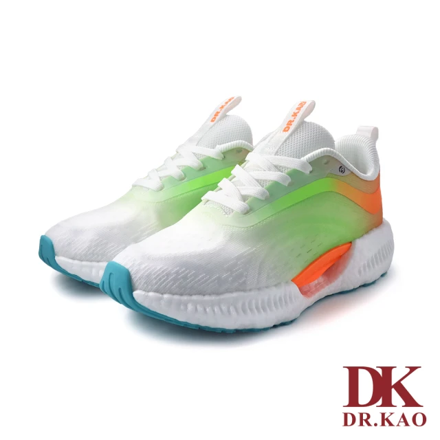 【DK 高博士】漸層撞色潮款氣墊鞋 73-3151-30 綠色