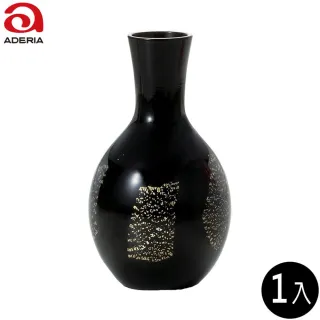 【ADERIA】日本津輕 黑色金箔清酒壺 290ml 1入(清酒壺  公壺)