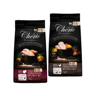 【Cherie 法麗】真肉配方全營養貓糧 2kg（火雞主食/雞肉主食）(貓飼料、貓乾糧)