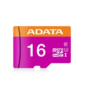 【ADATA威剛】Premier microSDHC UHS-I U1 16G記憶卡(附轉卡)