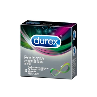 【Durex杜蕾斯】飆風碼保險套3入/盒