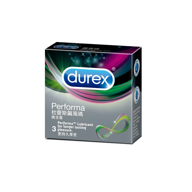 【Durex杜蕾斯】飆風碼保險套3入/盒