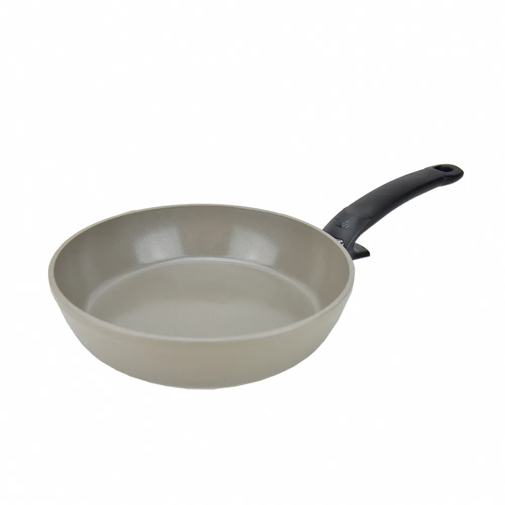 【Fissler】環保陶瓷系列加高型不沾鍋 24cm(Ceratal Comfort 平底鍋 煎鍋)