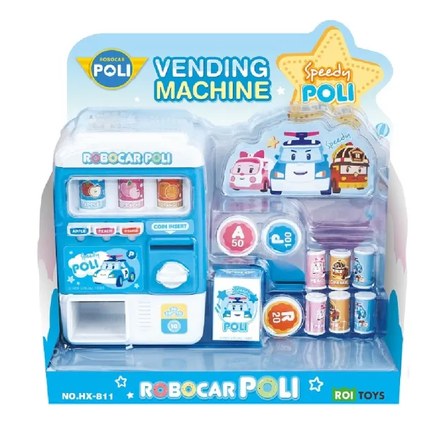 【POLI 波力】救援小英雄 販賣機-共2款可選(波力 安寶)