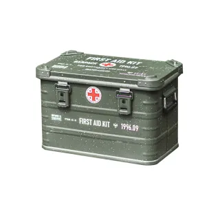 【Barrack 09】戰地醫藥鋁箱/露營鋁箱 43L(多功能露營鋁箱 鋁合金裝備箱 露營收納箱 戶外置物箱)