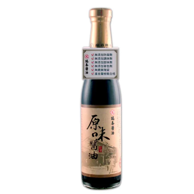 【瑞春醬油】原味醬油X4入(420ml/瓶)
