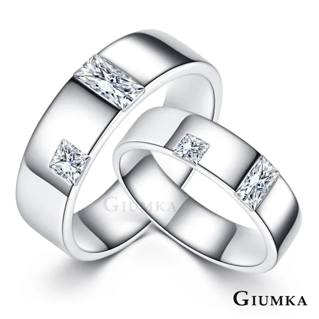 【GIUMKA】情侶戒指．攜手相伴．純銀對戒(銀色)