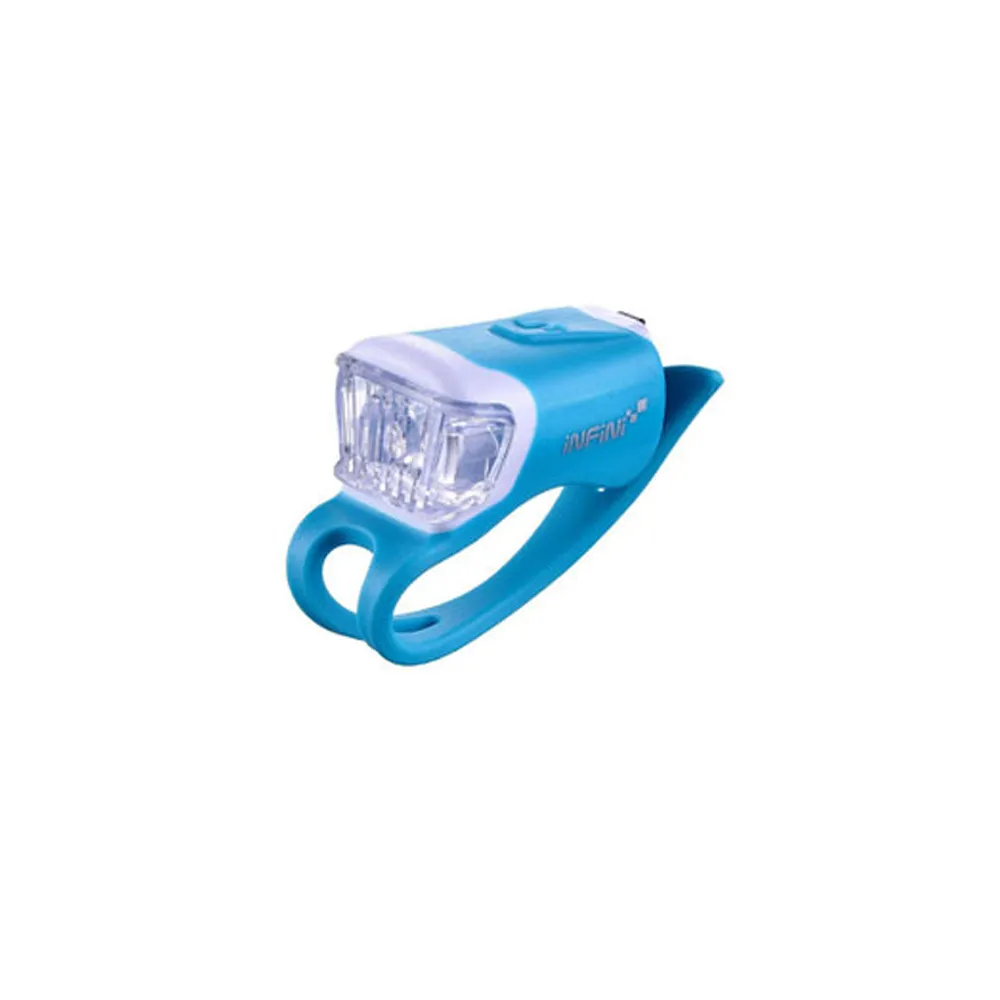 【INFINI】ORCA I-204W 鯨魚USB充電式白光警示燈(藍)