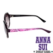 【Anna Sui】Dolly Girl系列復古印花圖騰款造型太陽眼鏡(紫 DG805-702)