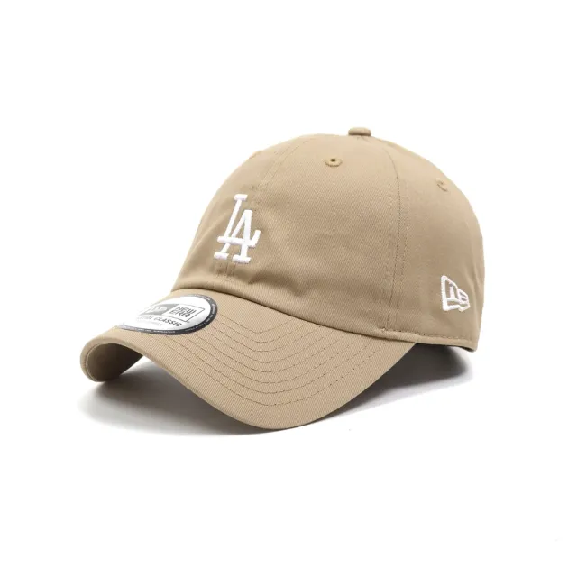 【NEW ERA】NEW ERA 休閒帽 CASUAL CLASSIC 洛杉磯道奇白字 駝色(NE12712414)