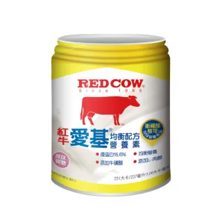 【RED COW 紅牛】官方直營 愛基均衡配方營養素(液狀原味 237ml X24入)
