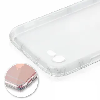 【YANGYI 揚邑】Apple iPhone SE 2 / 8 / 7 氣囊式防撞耐磨不黏機清透二代升級空壓殼