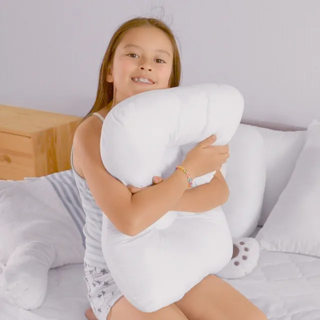 【Embrace英柏絲】2入-人體工學 舒鼾枕 表布柔軟升級 MIT台灣製造 可以洗的枕頭 蝶形枕(兩入組)