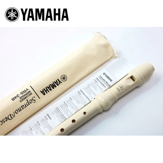 【Yamaha 山葉音樂】YRS-24B 英式高音直笛(兩支)