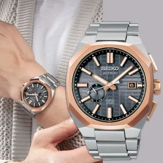 【SEIKO 精工】Astron 多邊形 GPS衛星定位太陽能鈦金屬手錶 畢業 禮物 推薦(SSJ014J1/3X62-0AA0K)