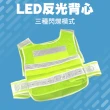 【XYZ】LED反光背心 帶燈交通工作背心 反光衣 LEDV-GS