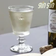 【gin gin】小蜜蜂浮雕玻璃高腳杯 200ml(咖啡杯 昭和復古杯 玻璃杯 飲料杯)