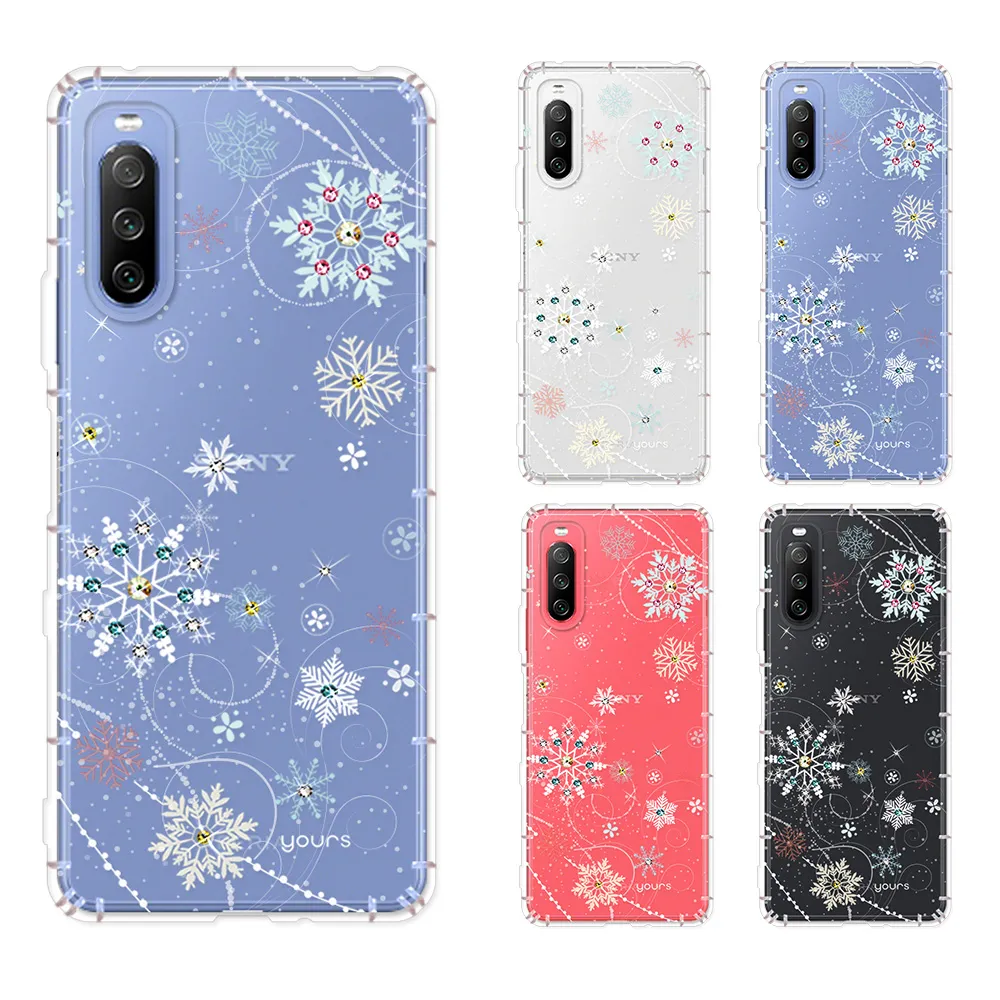 【YOURS】SONY 全系列 彩鑽防摔手機殼-雪戀(Xperia1VI/10VI/5V/10IV/5IV/1VI/PRO-I/5II/1III/10II)