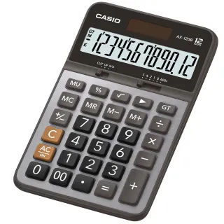 【CASIO】12位元金屬面板計算機(AX-120B)