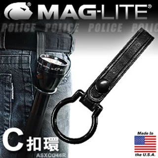 【MAG-LITE】MAG-LITE  ASXC046R警用手電筒C型專用黑色皮帶扣環(#ASXC046R-黑)