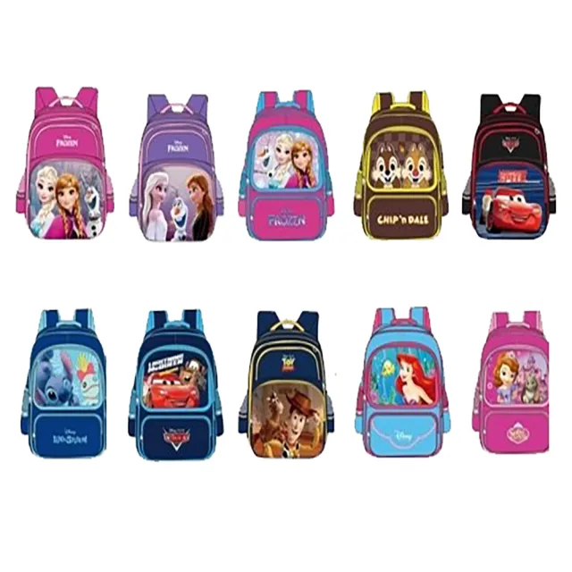 【SNOW.bagshop】雙11 奇奇蒂蒂.冰雪奇緣.CARS.史迪奇.人魚公主(小公主.玩具總動員後背書包)