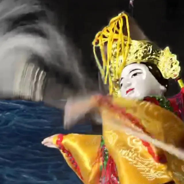 【A-ONE 匯旺】媽祖 天上聖母天后 野台布袋戲 送Taiwan熱燙布章 戲偶架 講古 旦 布偶 人偶 戲偶(布袋戲)