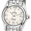 【TITONI 瑞士梅花錶】Airmaster 空中霸王系列-銀白色錶盤不鏽鋼錶帶/27mm(23909 S-342)
