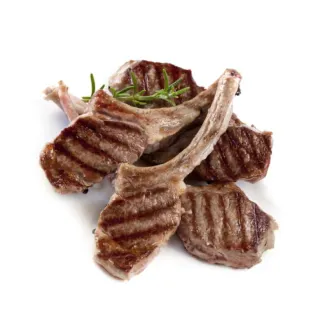 【約克街肉鋪】紐西蘭8骨小羔羊排3包(400g±10%/包/約8-10支)