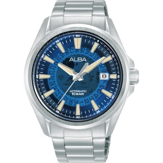 【ALBA】雅柏 Mechanical 透明面板機械腕錶-43mm(Y675-X008B/AU4029X1)