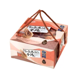 【雪之戀】水滴型蛋捲禮盒8g*2盒-48入(福源花生味)