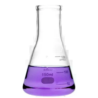 【申易實驗】三角燒瓶 150ml 買一送一 玻璃三角瓶 B-GCD150(裝飾瓶 實驗器材 刻度錐形瓶)